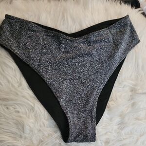 Victoria's Secret PINK Glitter Bikini High Waist Cheeks Bottom